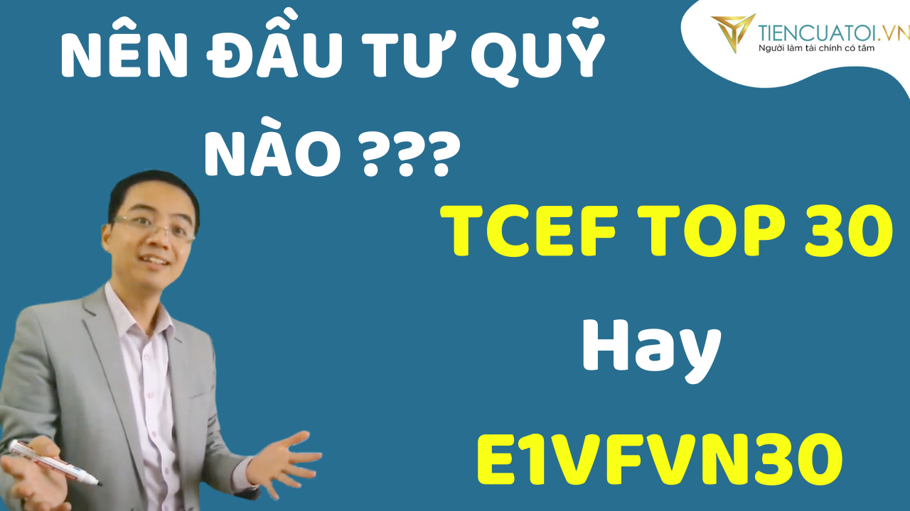 Nên đầu tư quỹ ETF E1VFVN30 hay quỹ  mở chủ động TCEF Techcom Top 30